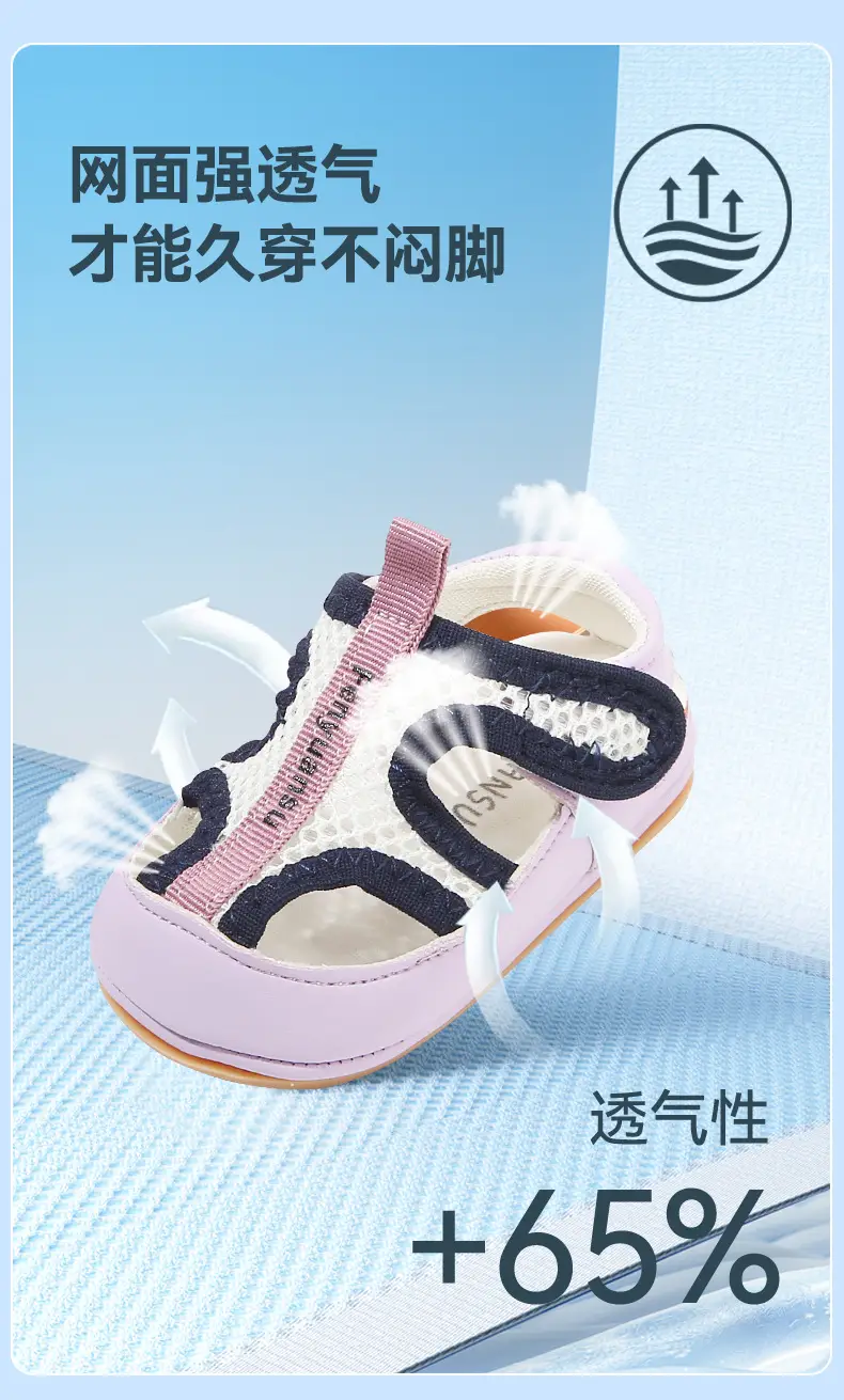 Summer New Mesh Shoes for Infants and Toddlers, 6-12 Months, One Year Old, Male and Female Baby Soft-Soled Sandals, Baby Shoes — feature 16