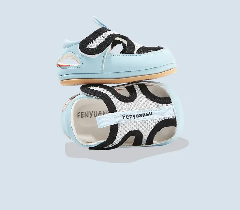 Summer New Mesh Shoes for Infants and Toddlers, 6-12 Months, One Year Old, Male and Female Baby Soft-Soled Sandals, Baby Shoes — feature 29