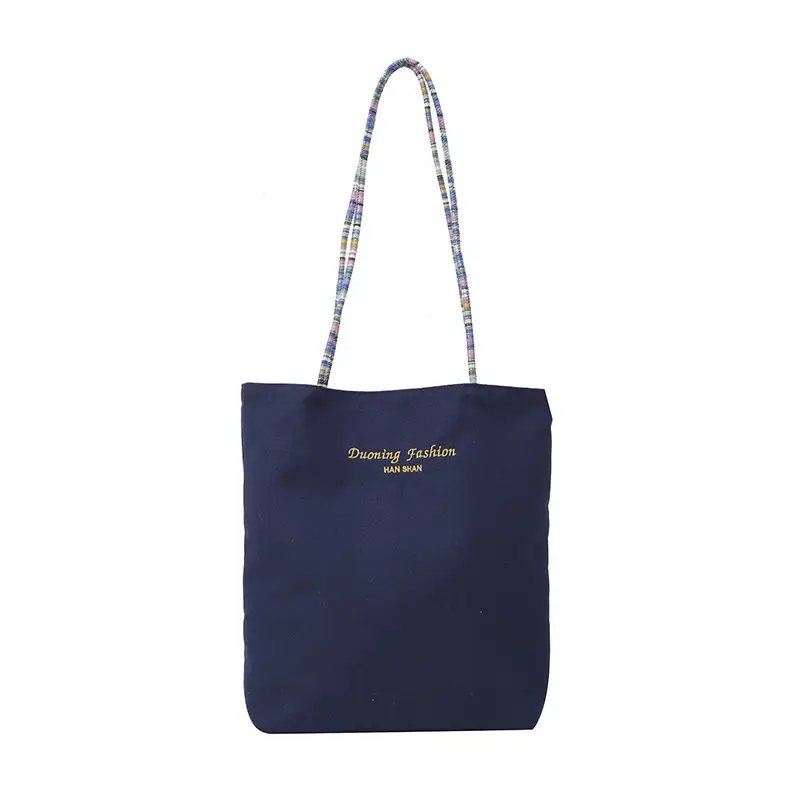 Red Plaid Canvas Women's Large Tote Bag - Image 2