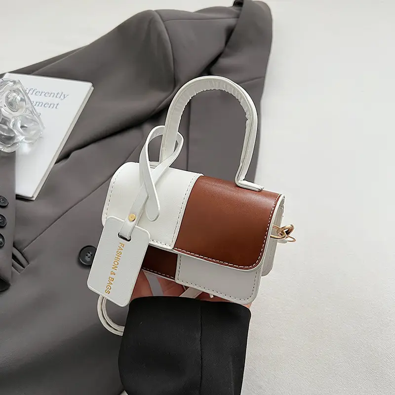 Trendy Patchwork Shoulder Crossbody Bag 2025 Summer - Image 4