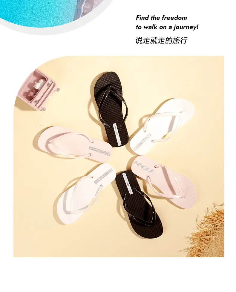 Women's White Jelly Flip Flops Non-Slip Summer — feature 4
