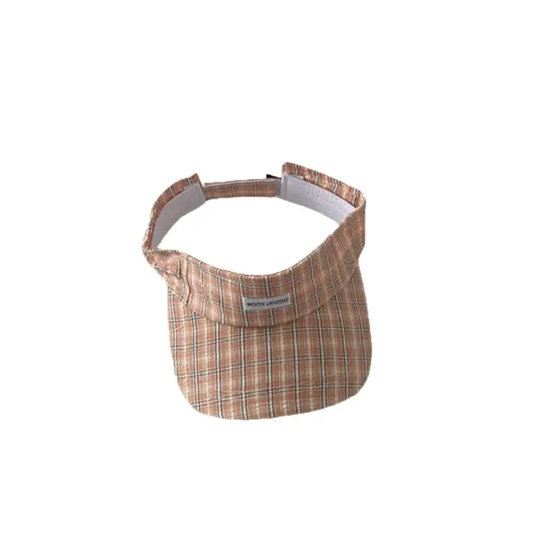 Children's Plaid Baseball Cap Summer Travel Sun Hat - Image 8