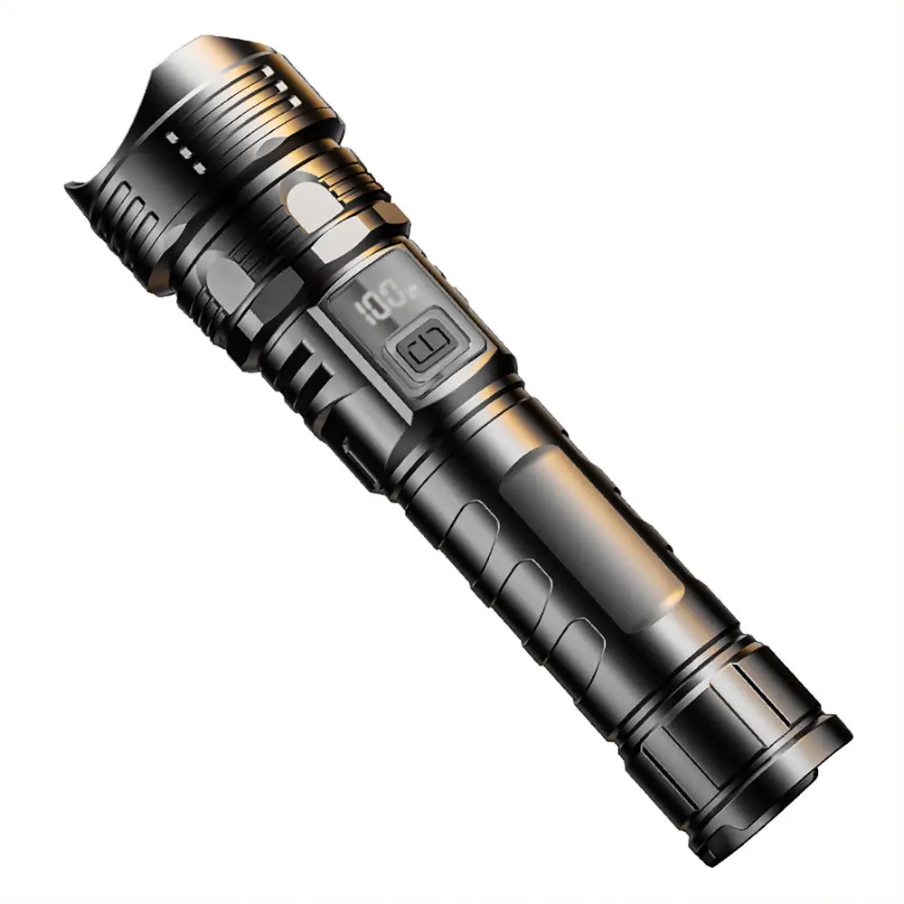 Portable LED Flashlight with Digital Display & Type-C Charging - Image 6
