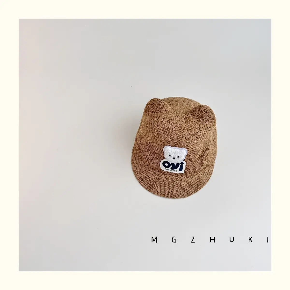 Kids Bear Equestrian Hat Black Thin Breathable — feature 10