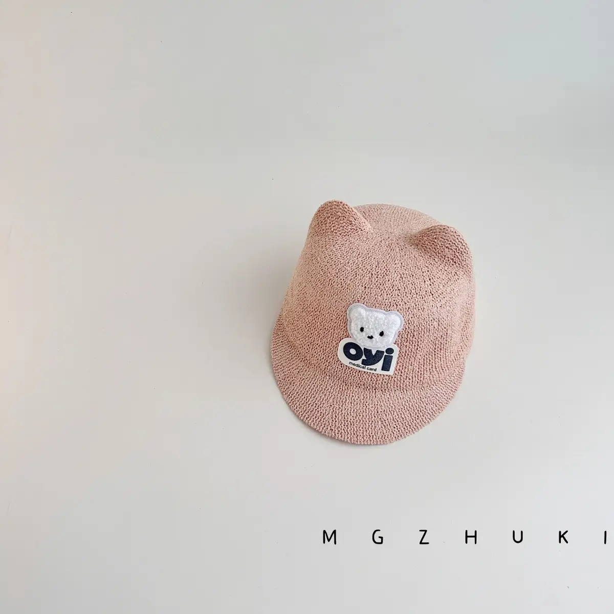 Kids Bear Equestrian Hat Black Thin Breathable - Image 2