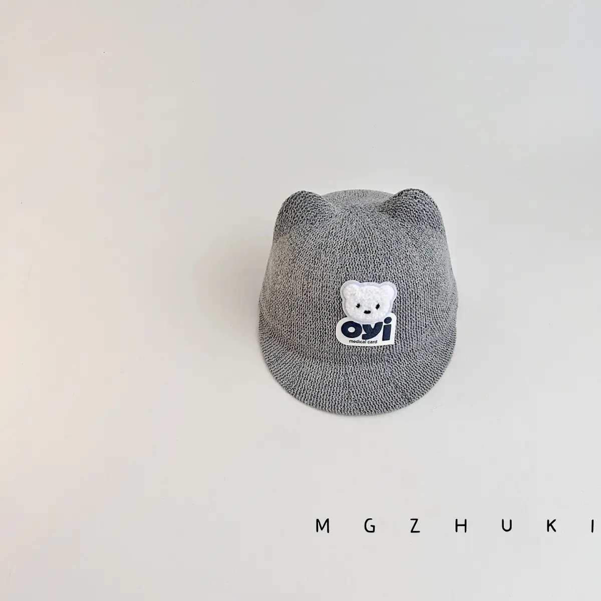 Kids Bear Equestrian Hat Black Thin Breathable - Image 5