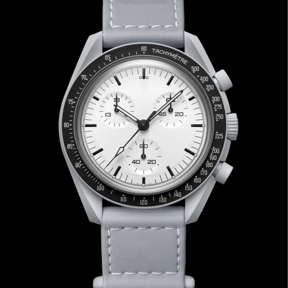 Men's White Quartz Watch with 6-Pin Dial - Image 20