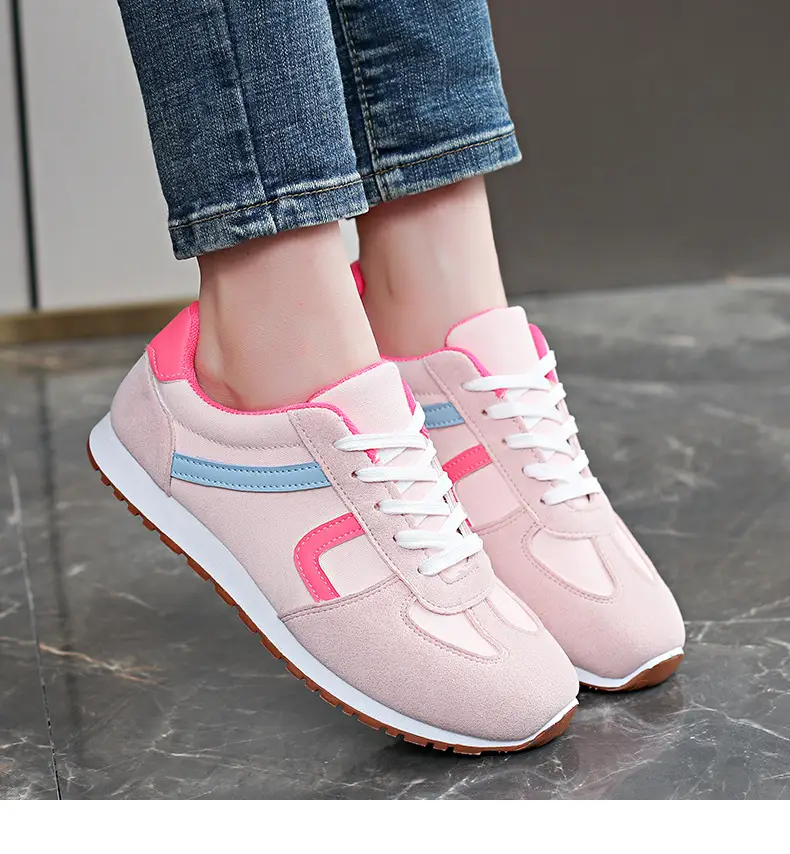 2026 New Style Women's White Sneakers, Flat, Lightweight, Breathable, Versatile, Fashionable Casual Shoes, Simple Style Sports Shoes — feature 14