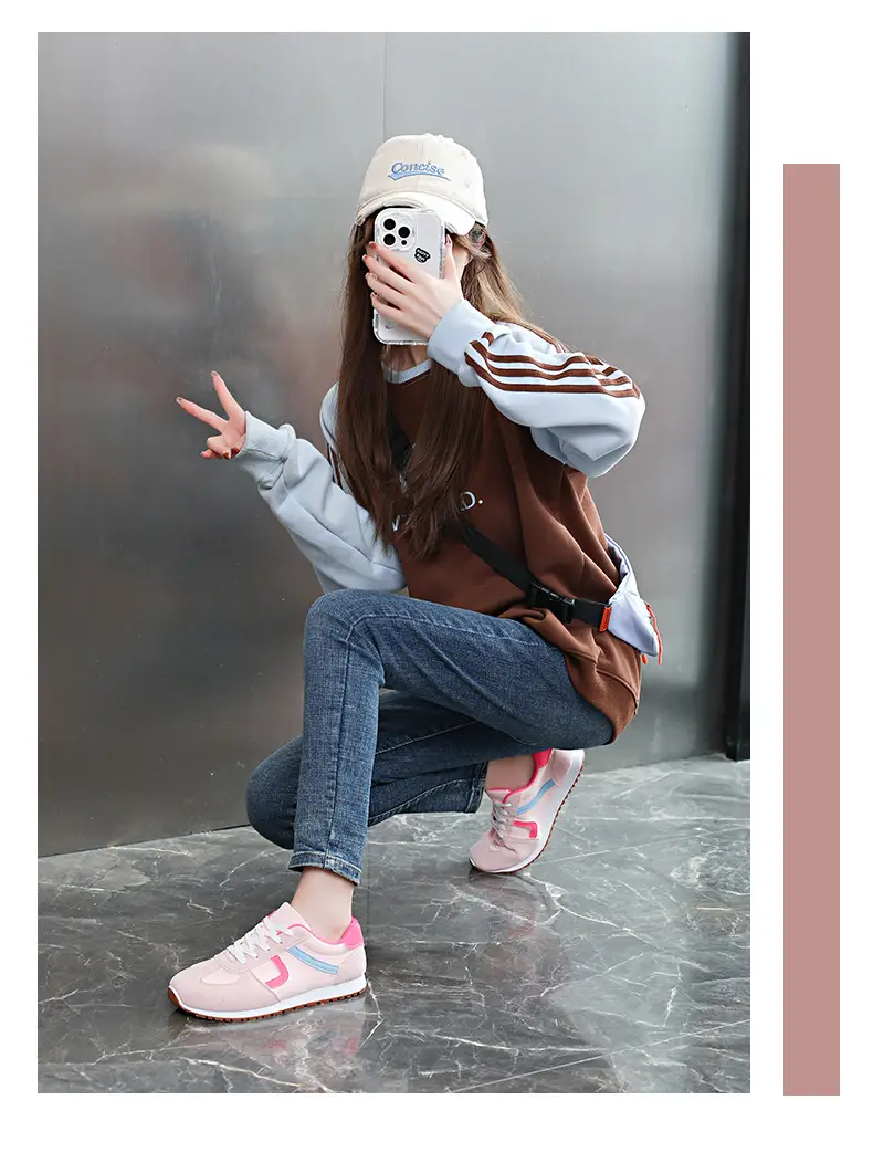 2026 New Style Women's White Sneakers, Flat, Lightweight, Breathable, Versatile, Fashionable Casual Shoes, Simple Style Sports Shoes — feature 15