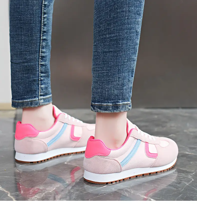 2026 New Style Women's White Sneakers, Flat, Lightweight, Breathable, Versatile, Fashionable Casual Shoes, Simple Style Sports Shoes — feature 16