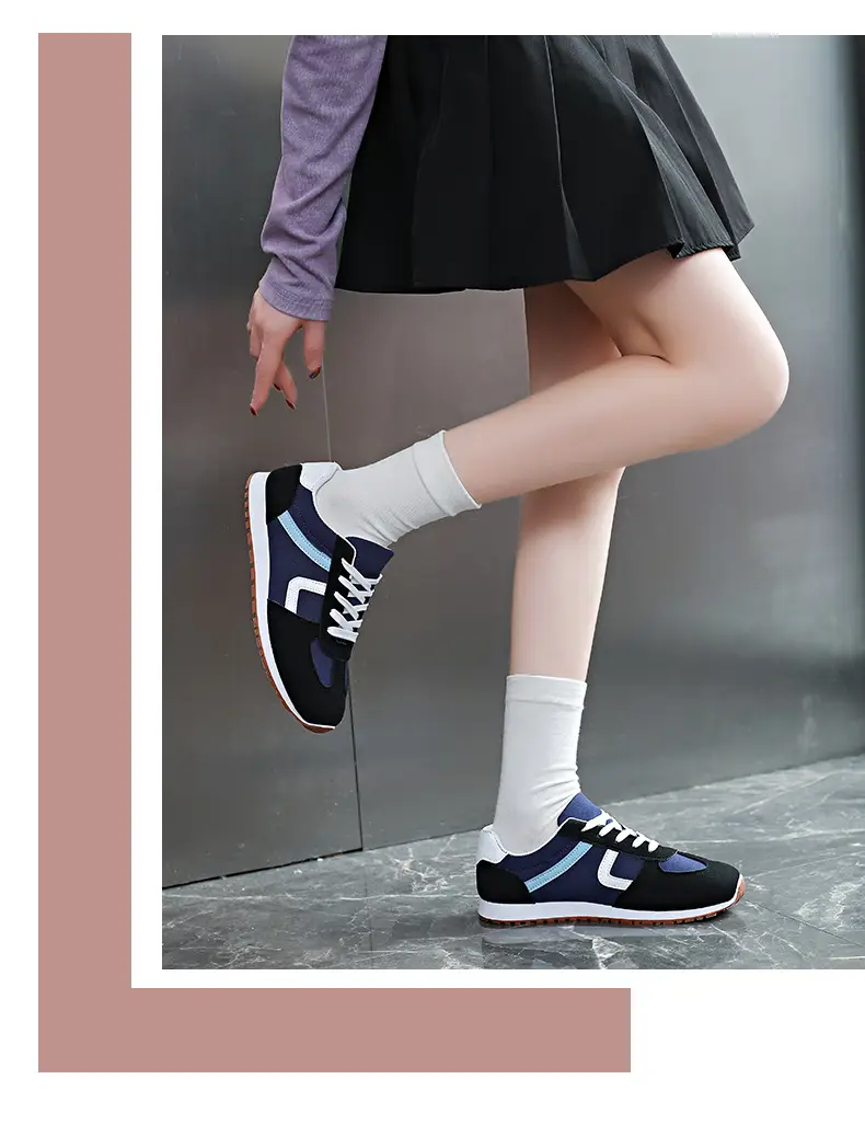 2026 New Style Women's White Sneakers, Flat, Lightweight, Breathable, Versatile, Fashionable Casual Shoes, Simple Style Sports Shoes — feature 19