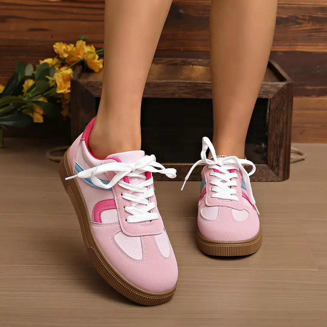 2026 New Style Women's White Sneakers, Flat, Lightweight, Breathable, Versatile, Fashionable Casual Shoes, Simple Style Sports Shoes — feature 2
