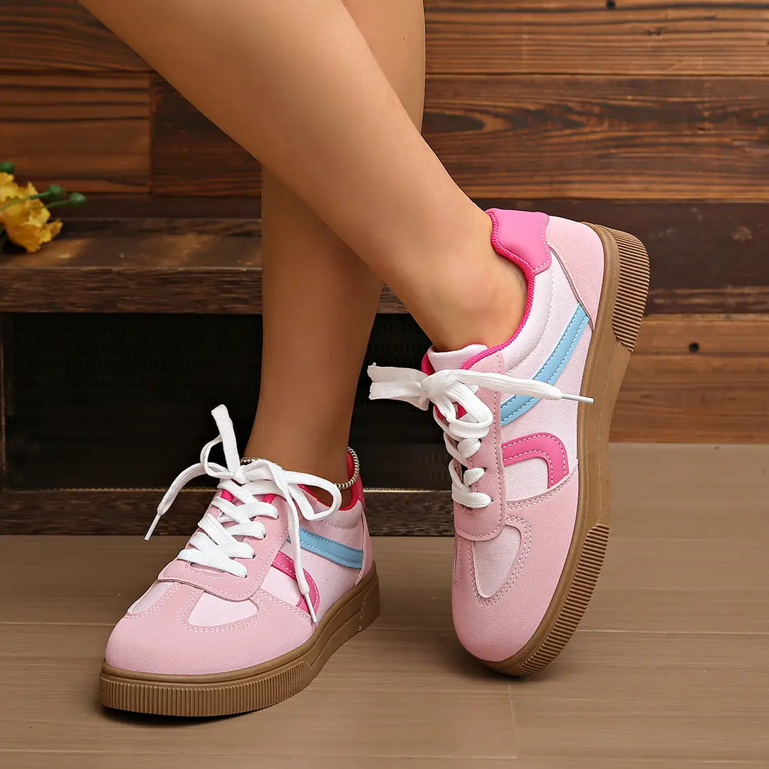 2026 New Style Women's White Sneakers, Flat, Lightweight, Breathable, Versatile, Fashionable Casual Shoes, Simple Style Sports Shoes — feature 4