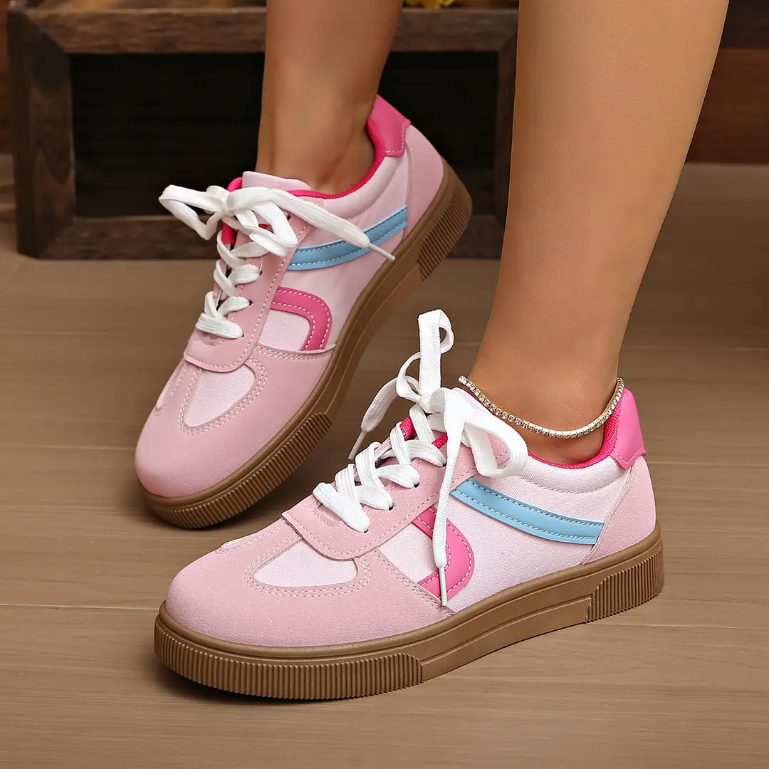 2026 New Style Women's White Sneakers, Flat, Lightweight, Breathable, Versatile, Fashionable Casual Shoes, Simple Style Sports Shoes — feature 5