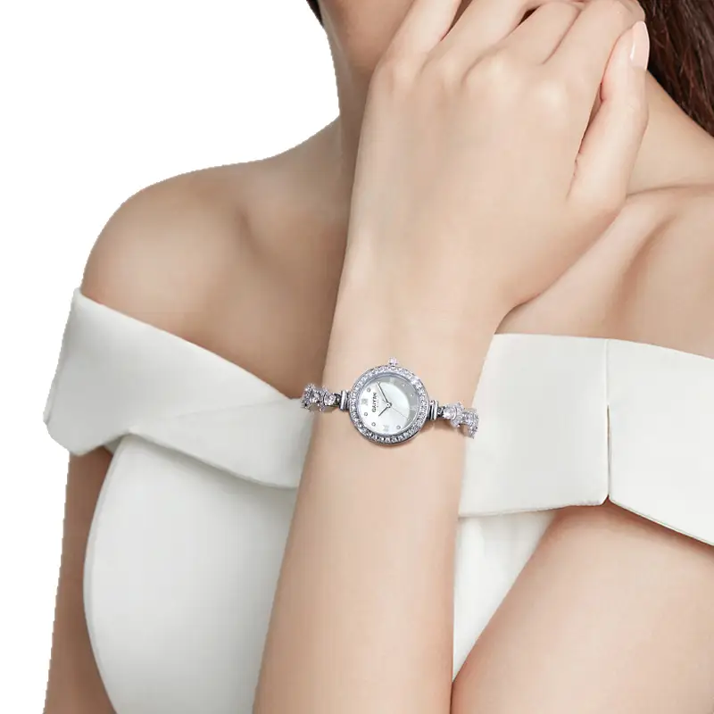 Mermaid Women's Watch Waterproof Diamond Light Luxury Fashion Casual Ladies Easiest for Match Quartz Watch M016 - Image 5
