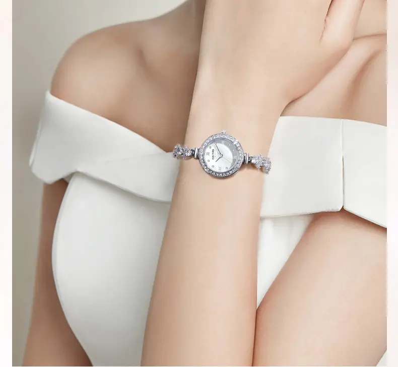 Mermaid Women's Watch Waterproof Diamond Light Luxury Fashion Casual Ladies Easiest for Match Quartz Watch M016 — feature 7
