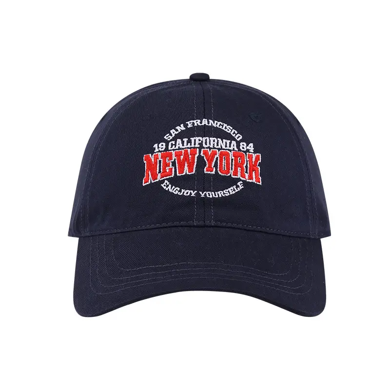 Cross-Border New Women Letter Embroidery Cap Navy - Image 7