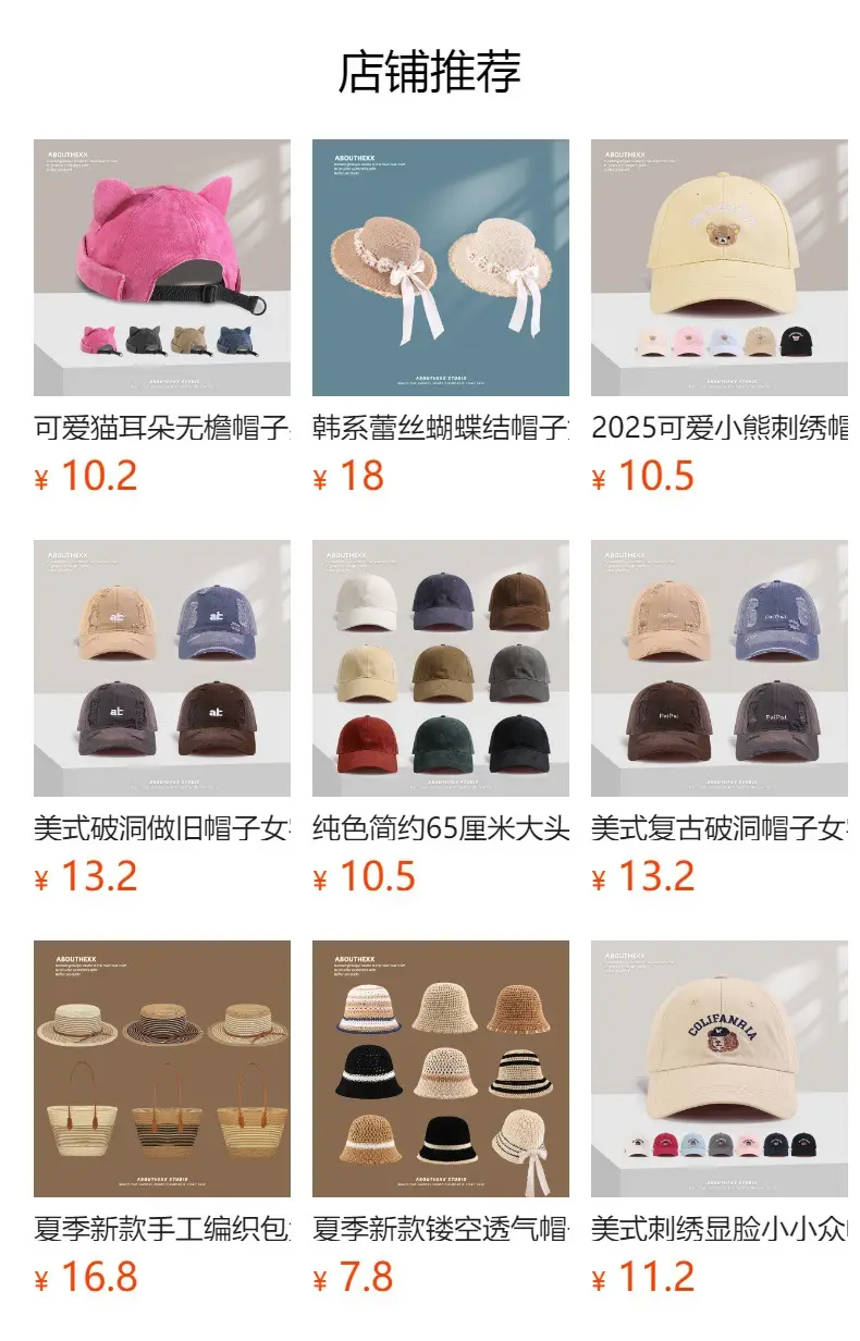 Cross-Border New Women Letter Embroidery Cap Navy — feature 1