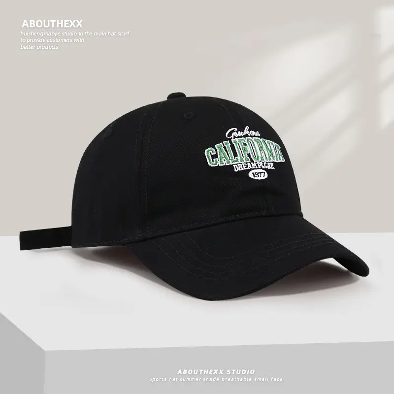Cross-Border New Women Letter Embroidery Cap Navy — feature 11