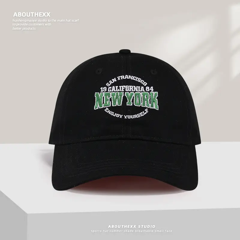 Cross-Border New Women Letter Embroidery Cap Navy — feature 6