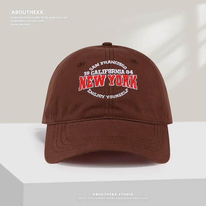Cross-Border New Women Letter Embroidery Cap Navy — feature 7