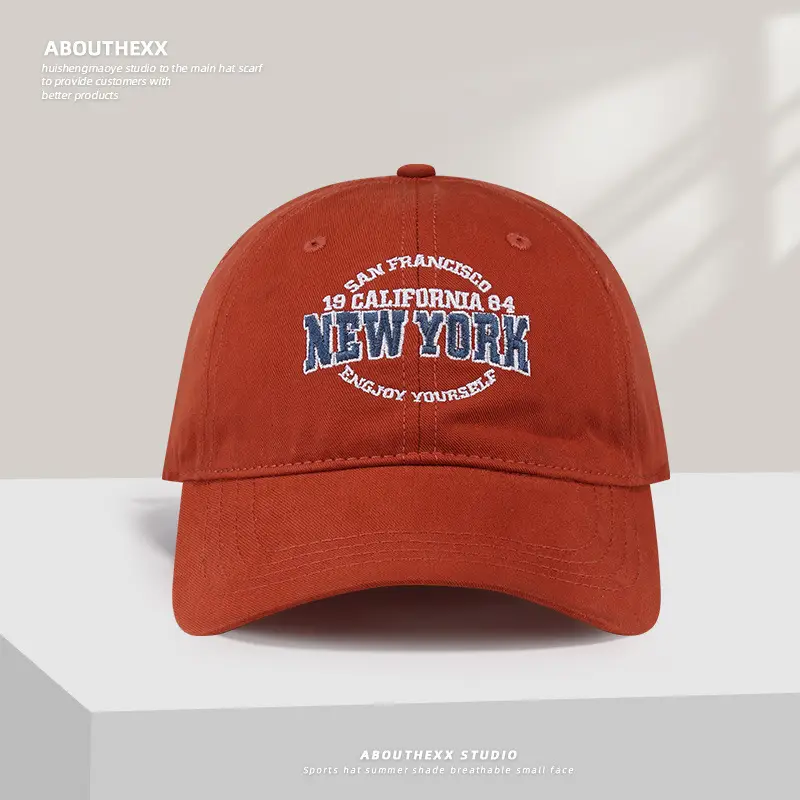 Cross-Border New Women Letter Embroidery Cap Navy — feature 8