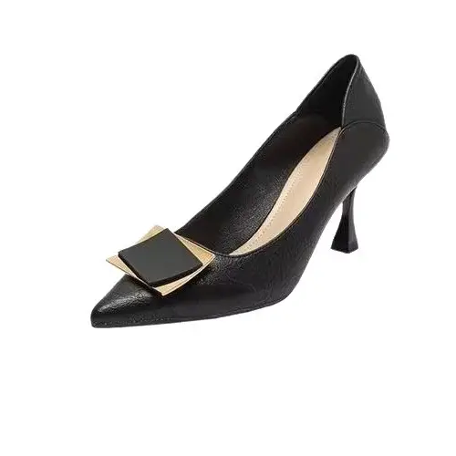 French-Style Pointed Toe Commuting Stiletto Shoes for Women 2026 New Spring and Autumn Shallow Mouth Trendy Socialite Elegant Work High Heels - Image 5