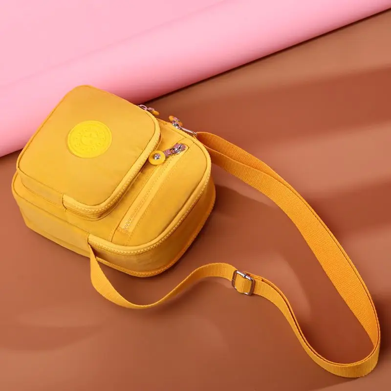 Women's Light Blue Crossbody Bag with Adjustable Strap - Image 17