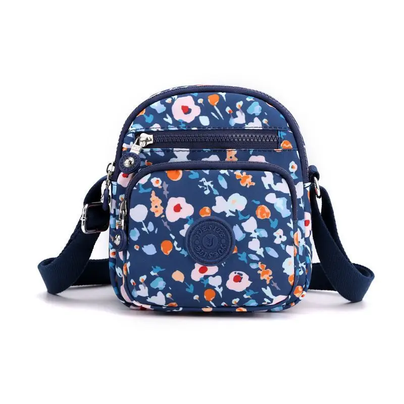 Women's Light Blue Crossbody Bag with Adjustable Strap - Image 10