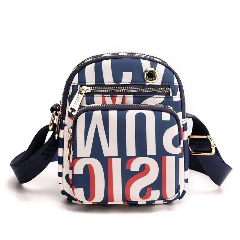 Women's Light Blue Crossbody Bag with Adjustable Strap - Image 14