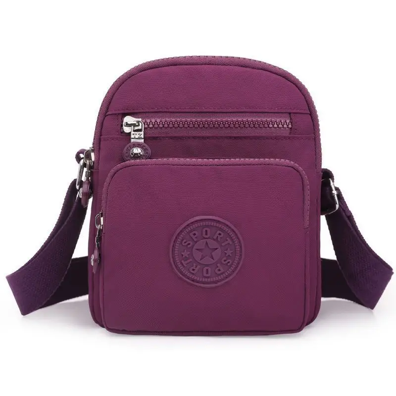 Women's Light Blue Crossbody Bag with Adjustable Strap - Image 4
