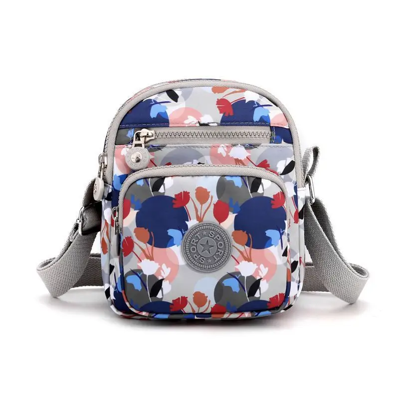Women's Light Blue Crossbody Bag with Adjustable Strap - Image 6