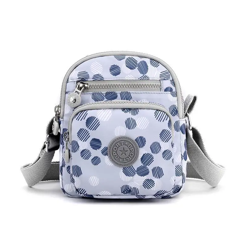 Women's Light Blue Crossbody Bag with Adjustable Strap - Image 7