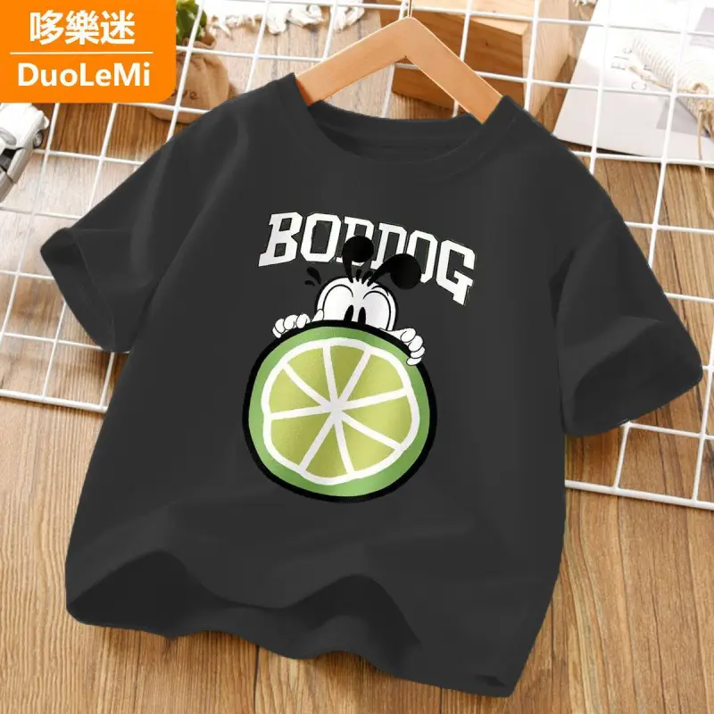 Super Soft Pure Cotton Kids T-Shirt Green Blue - Image 30