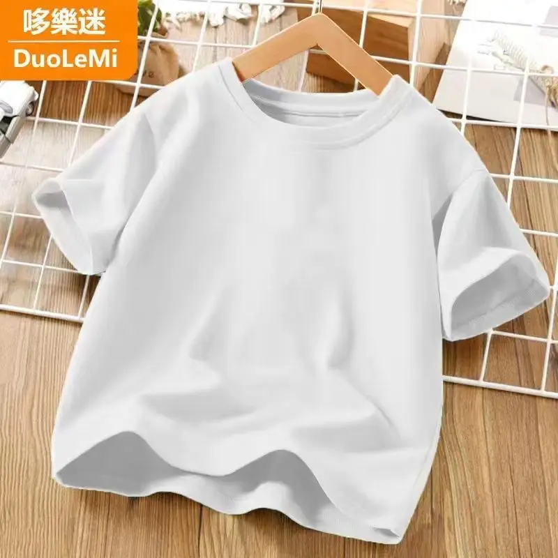 Super Soft Pure Cotton Kids T-Shirt Green Blue - Image 34
