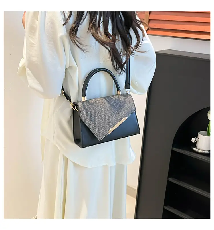 White Square Handheld Bag for Women — feature 28