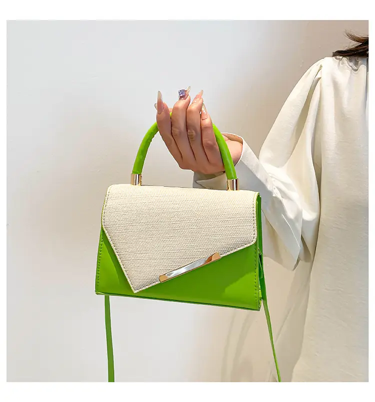 White Square Handheld Bag for Women — feature 31