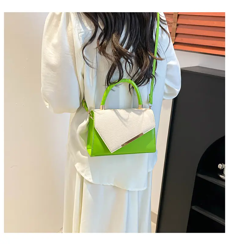 White Square Handheld Bag for Women — feature 34