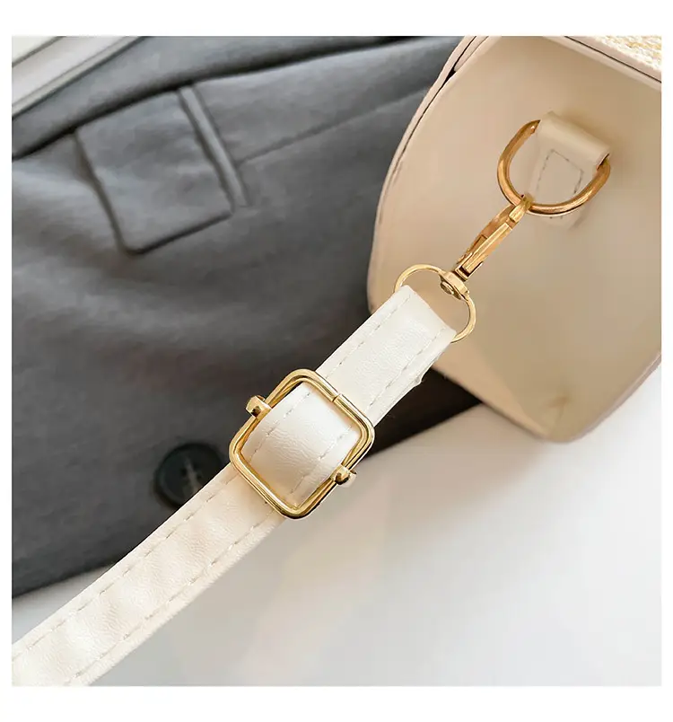 White Square Handheld Bag for Women — feature 37