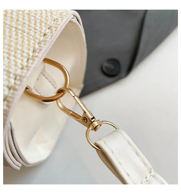 White Square Handheld Bag for Women — feature 38
