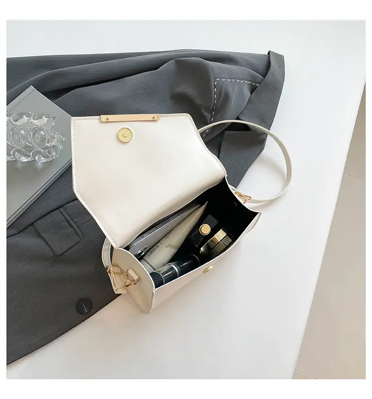White Square Handheld Bag for Women — feature 44