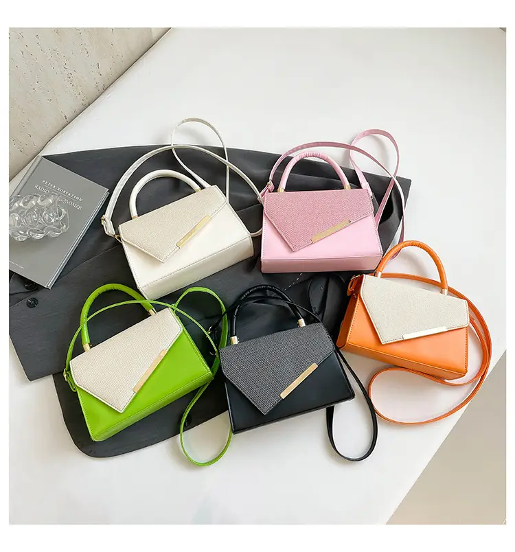 White Square Handheld Bag for Women — feature 46