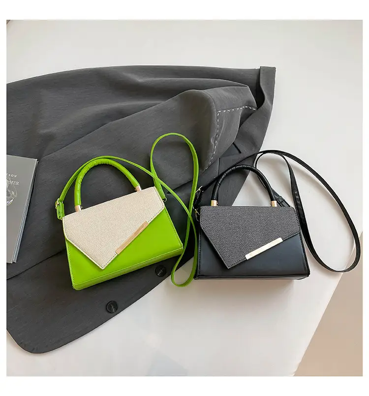 White Square Handheld Bag for Women — feature 48