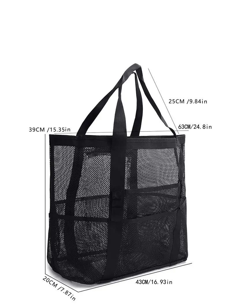 Large Capacity Dry Wet Separation Sand Bag Mesh Swimming Bag — feature 2