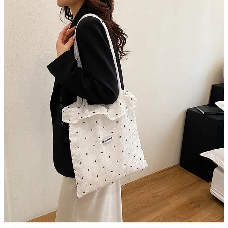 Sweet Chiffon Ruffled Shoulder Bag for Women — feature 10