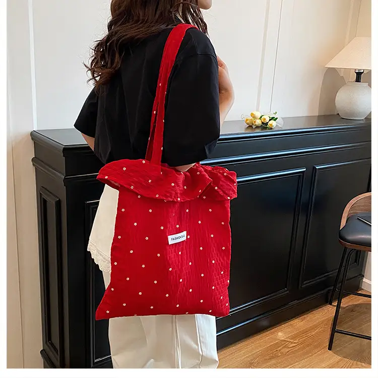 Sweet Chiffon Ruffled Shoulder Bag for Women — feature 13