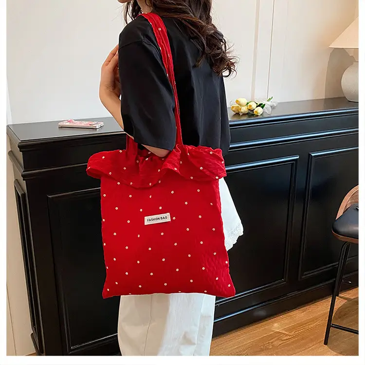 Sweet Chiffon Ruffled Shoulder Bag for Women — feature 15