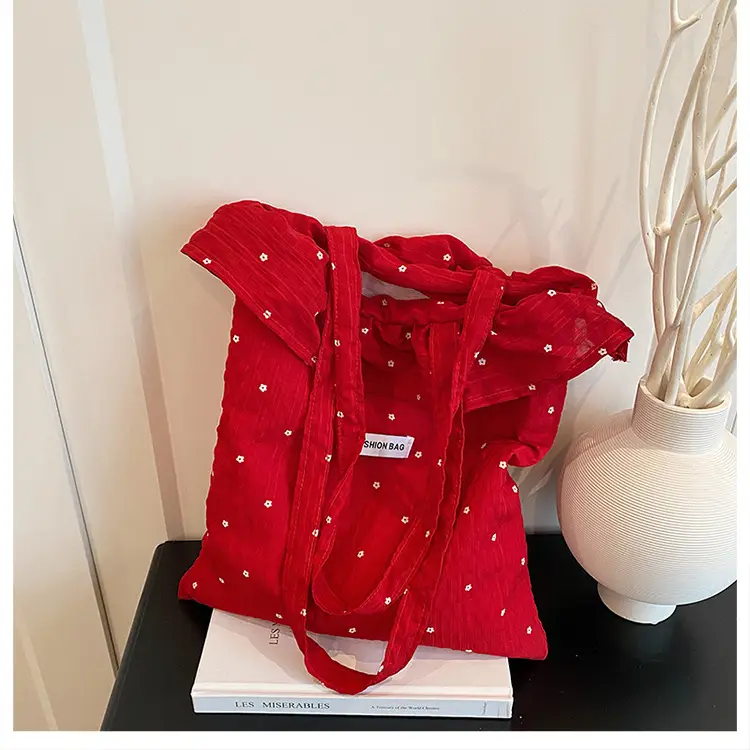 Sweet Chiffon Ruffled Shoulder Bag for Women — feature 22