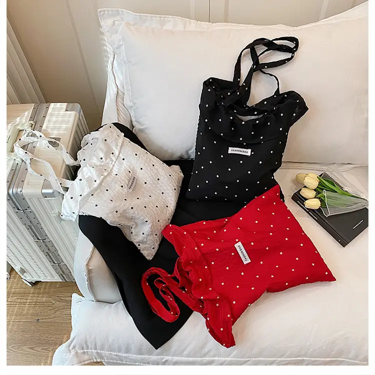Sweet Chiffon Ruffled Shoulder Bag for Women — feature 24