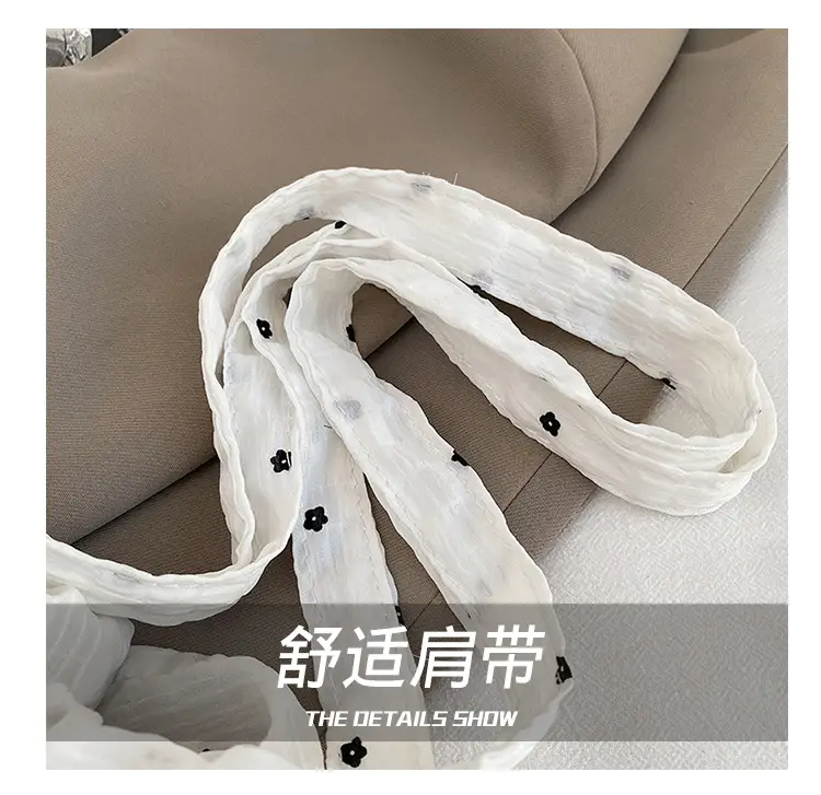 Sweet Chiffon Ruffled Shoulder Bag for Women — feature 7